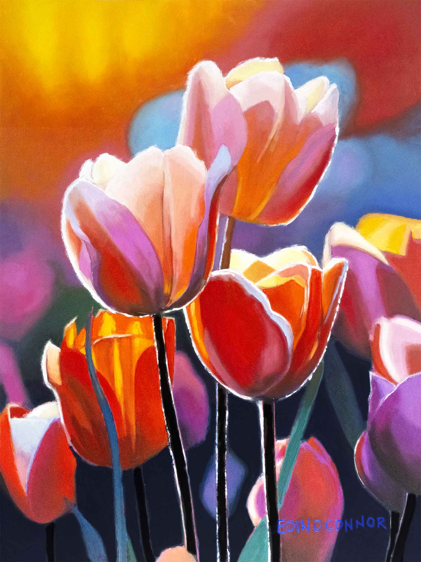 Shiny happy tulips (Secret Garden collection)